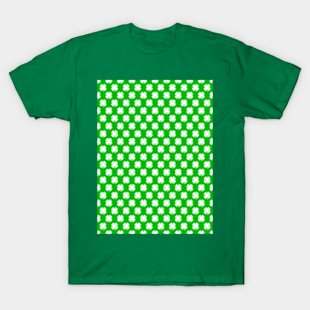 FOUR Leaf Clover St Patricks Day - St Patricks Day Art T-Shirt by SartorisArt1